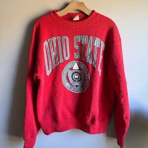 Vintage Red Ohio State Sweatshirt